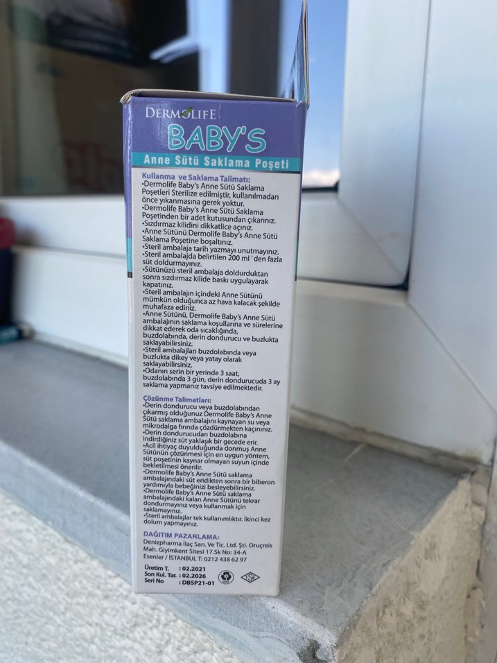 Anne Sütü Saklama Poşeti - Görsel 3