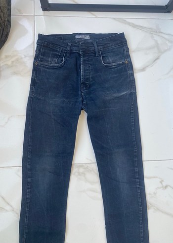 30 Beden Erkek Lacivert Normal Kesim Denim Jean