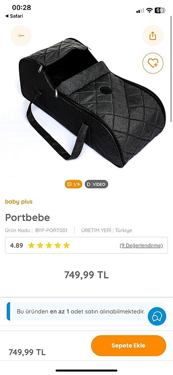 Baby plus portbebe