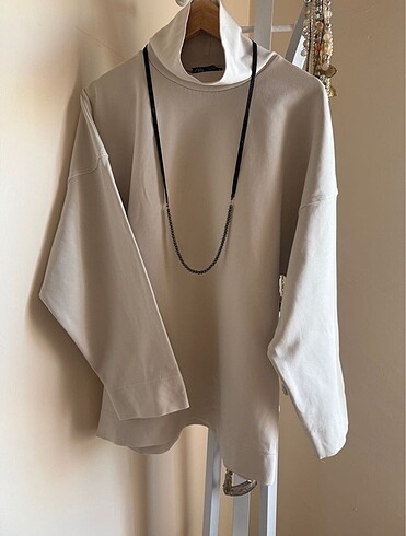 m Beden ten rengi Renk Zara sweatshirt