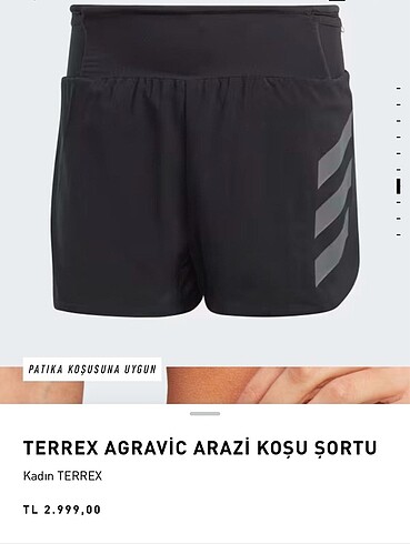 Adidas arazi koşu şortu