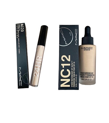 Mac fondöten ve Mac kapatıcı