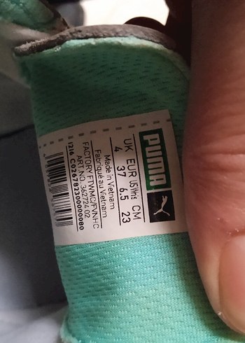 Puma Beyaz Bağcıklı Kadın Spor Ayakkabı
