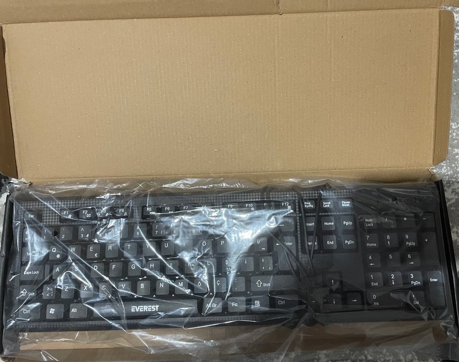 Everest Siyah Kablolu Klavye - Görsel 2