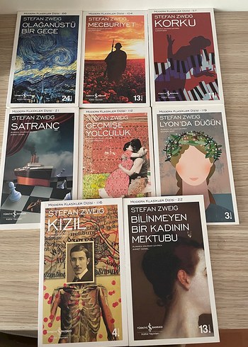Stefan Zweig Modern Klasikler Seti 8 Kitap