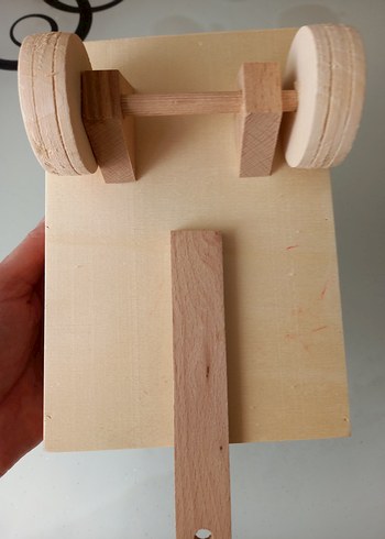 El Yapımı Ahşap Oyuncak Araba, Kasalı Traktör - Görsel 18