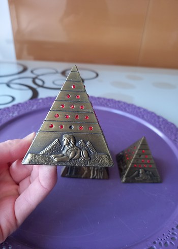 Mısır Piramitlrri Seti 3lü Biblo, Dekoratif Dekorasyon Ürünü - Görsel 10