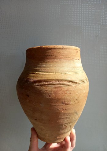 Toprak Küp Saksı, Vazo, Dekoratif Dekorasyon Ürünü - Görsel 3