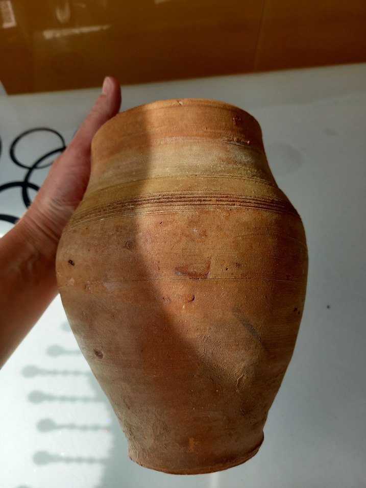 Toprak Küp Saksı, Vazo, Dekoratif Dekorasyon Ürünü - Görsel 2