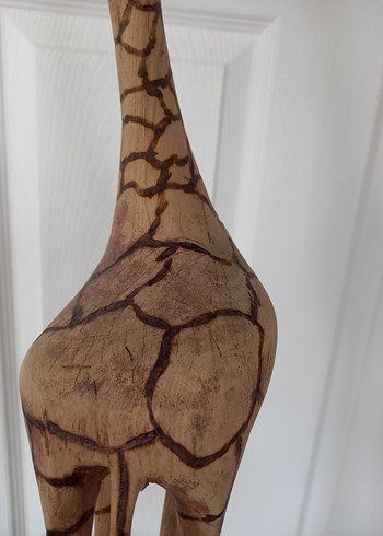 El Yapımı Ahşap Zürafa Oyuncak, Dekoratif Dekorasyon Ürünü - Görsel 11