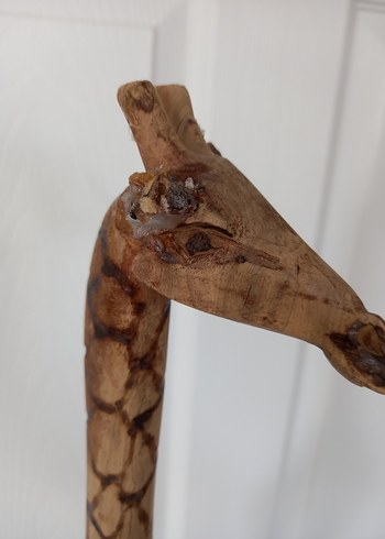 El Yapımı Ahşap Zürafa Oyuncak, Dekoratif Dekorasyon Ürünü - Görsel 8