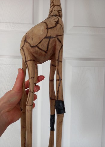 El Yapımı Ahşap Zürafa Oyuncak, Dekoratif Dekorasyon Ürünü - Görsel 17