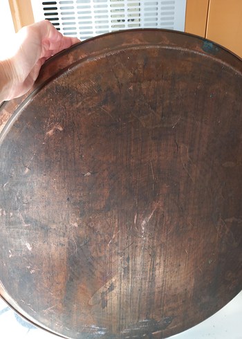 Vintage, Nostaljik Bakır Tepsi, Sini - Görsel 6