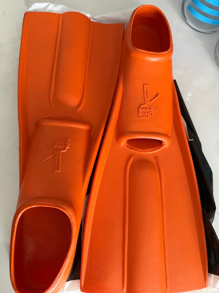 Erkek Turuncu Spor Kauçuk Yüzme Paletleri 31 33 - Görsel 2