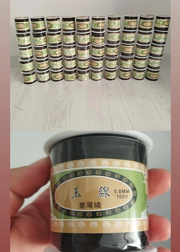 Diğer Siyah 0 8mm Makrome İp