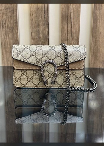 Gucci Gg Monogramli Mini Zincirli Canta