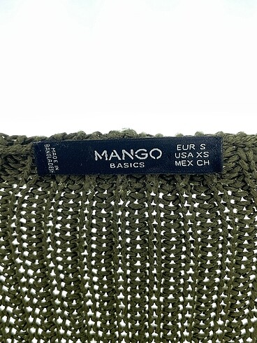 s Beden haki Renk Mango Kazak / Triko %70 İndirimli.