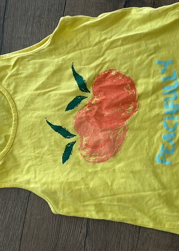 7 Yaş Beden sarı Renk Şortlu pijama takımı