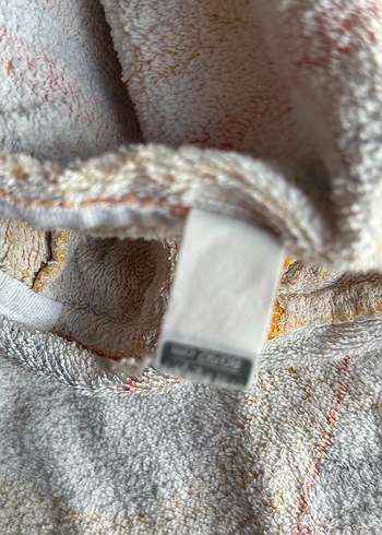 Çocuk Aslan Desenli Renkli Panço Havlu - Görsel 5