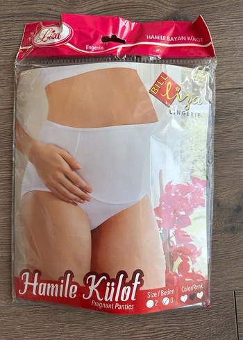 Beyaz Hamile külot - Görsel 2