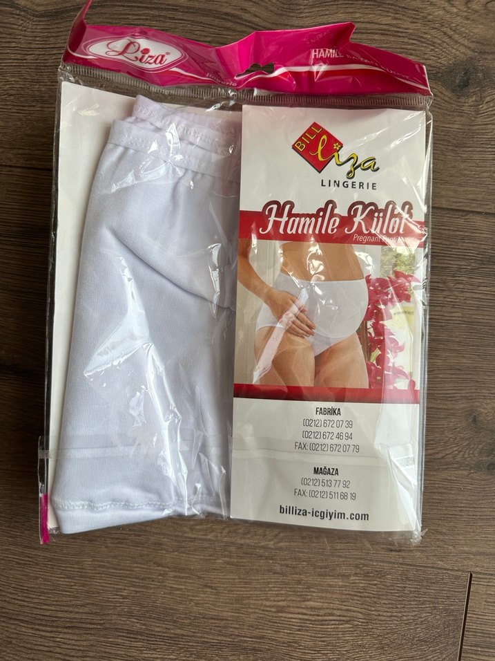 Beyaz Hamile külot - Görsel 3