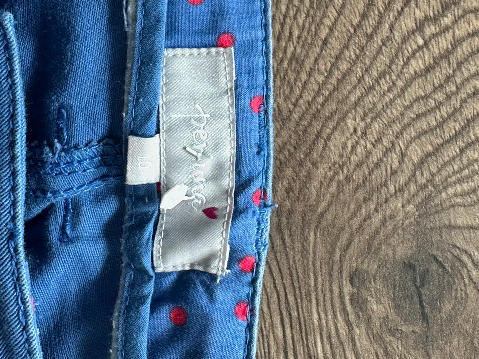 Mavi kanvas pantolon - Görsel 5