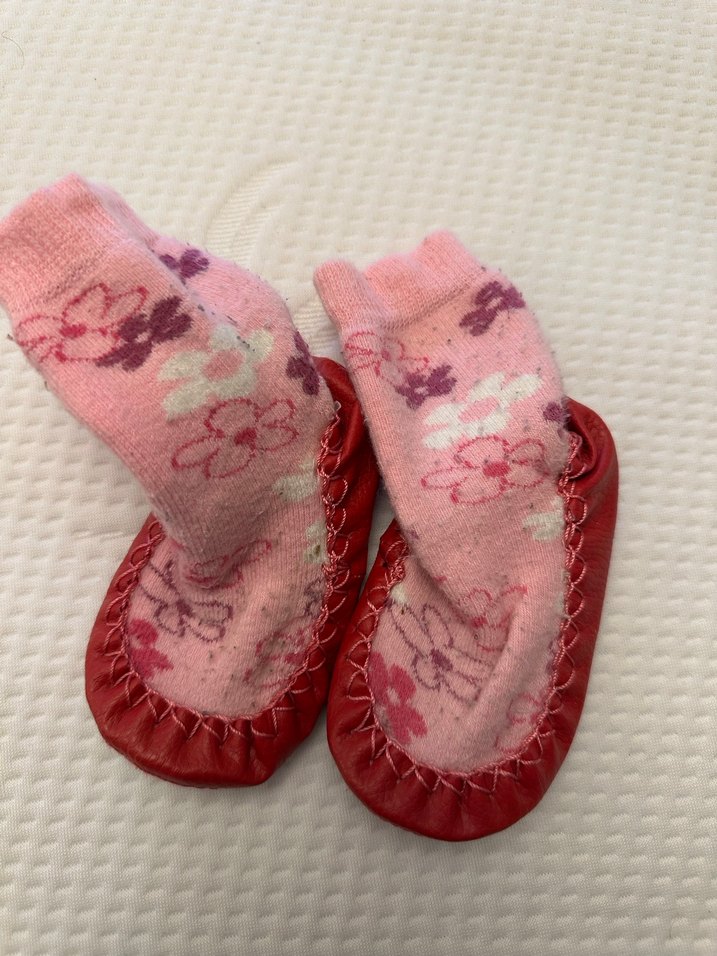 Kız Bebek İlk Adım Örgü Çorap Ayakkabı - Görsel 2