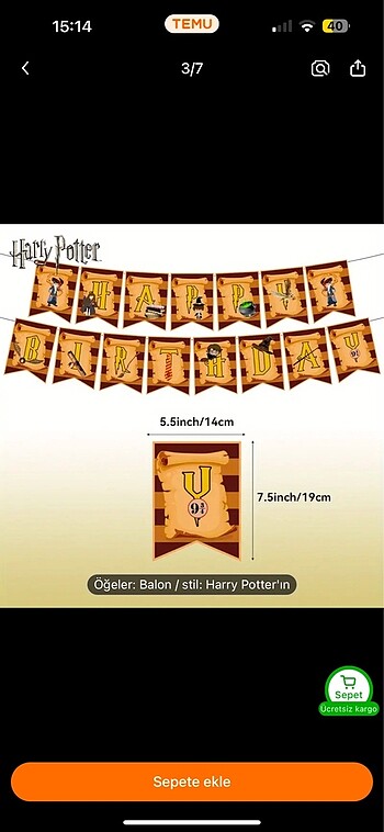 Harry potter temalı banner