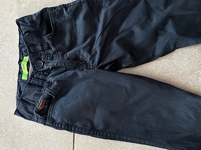 24-36 Ay Beden Lacivert kanvas pantolon