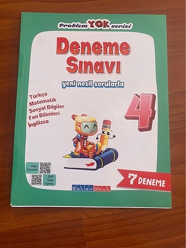 Gama okul 4. Sınıf deneme sınavı kitabı