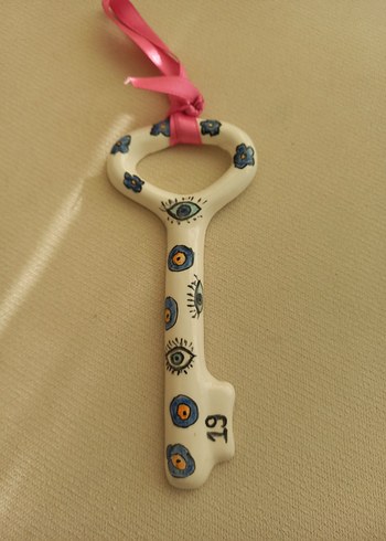 Renkli #çini  Anahtarlık - Görsel 2
