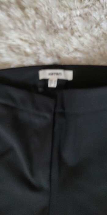 Koton Siyah full likralı spor klasik boru paça pantolon 