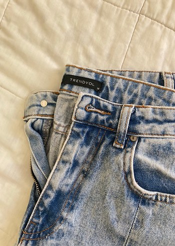 36 Beden mavi Renk Kadın Denim Jean