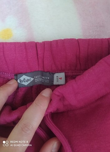Lee Cooper pembe cocuk eşofman altı 