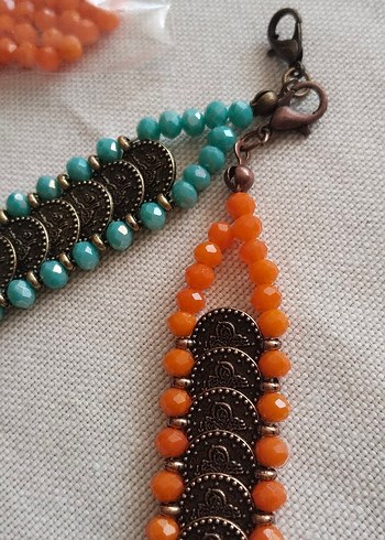 Bohem Renkli Boncuklu Kadın Bileklik - Görsel 5