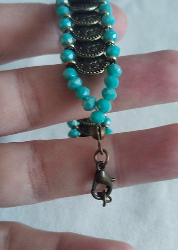 Renkli Boncuklu Bohem Kadın Bileklik ( el işçiliği - Görsel 7