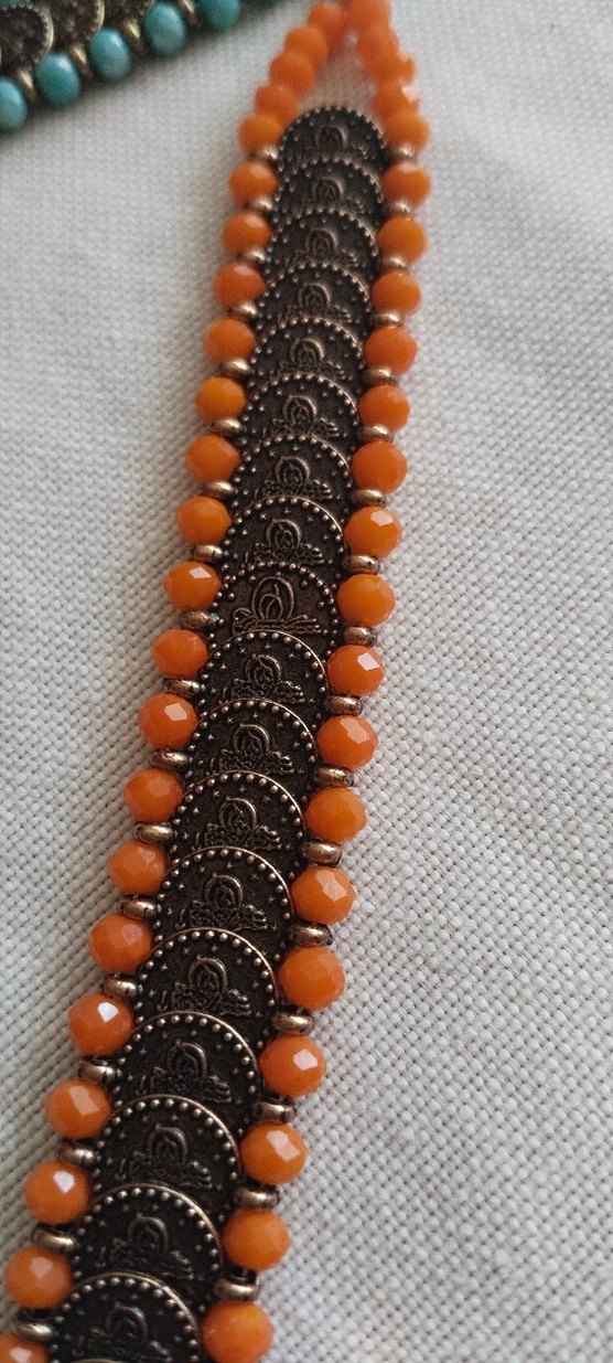 Renkli Boncuklu Bohem Kadın Bileklik ( el işçiliği - Görsel 5