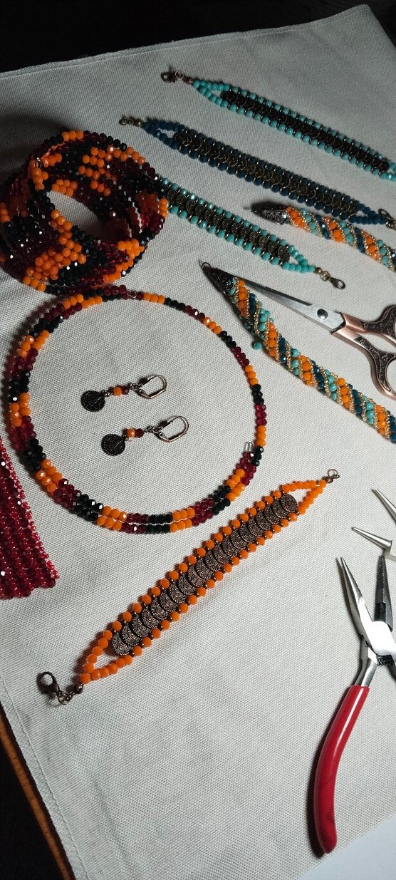 Renkli Boncuklu Bohem Bileklik - Görsel 3