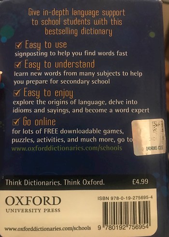 Oxford Mini Okul Sözlüğü - Görsel 2