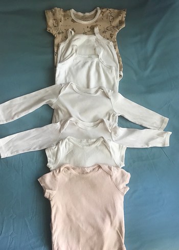 Bebek Kız Pastel Renkli Body Seti