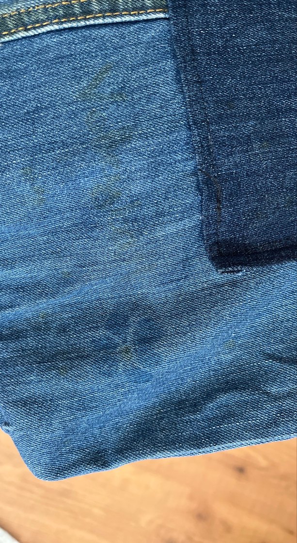 Vintage Denim Omuz Çantası - Görsel 3