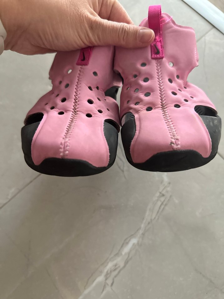 Pembe Tokalı Nike Kız Çocuk Sandalet - Görsel 3