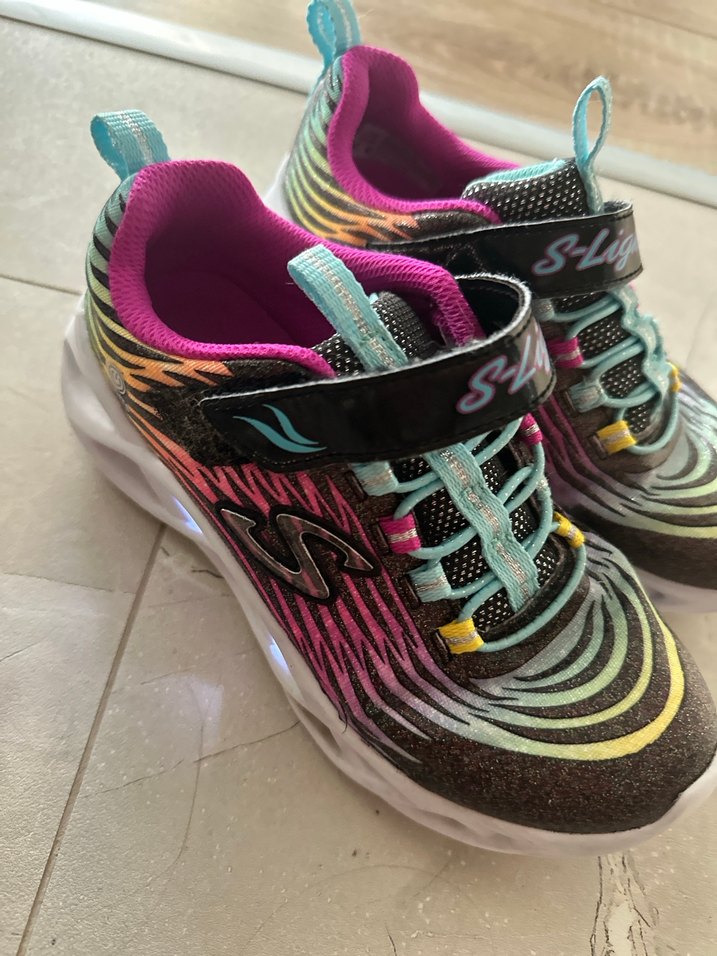 Kız Çocuk Renkli Skechers Spor Ayakkabı - Görsel 4