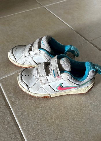 Kız Çocuk Beyaz Cırt Cırtlı Spor Ayakkabı - Görsel 2