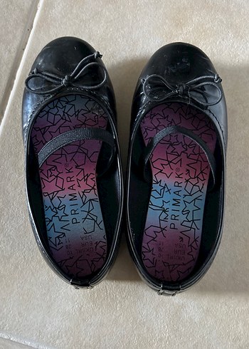 Kız Çocuk Siyah Goth Babet Ayakkabı - Görsel 3