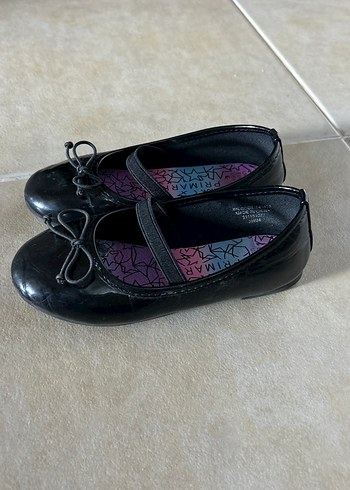 Kız Çocuk Siyah Goth Babet Ayakkabı - Görsel 2