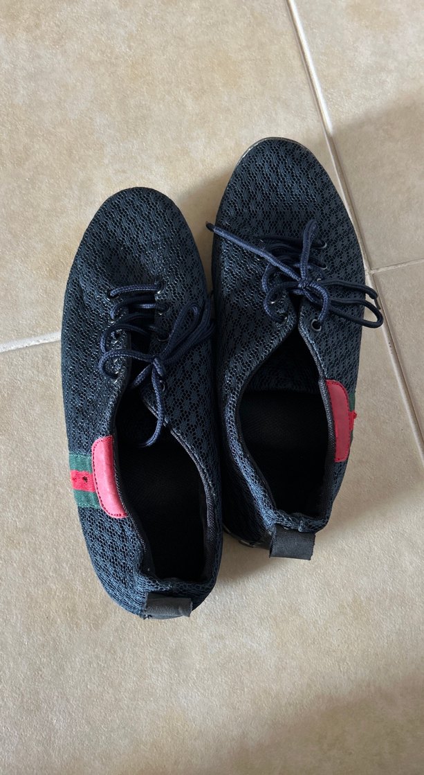 Siyah Erkek Spor Ayakkabı Bağcıkları - Görsel 3