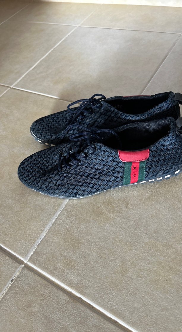 Siyah Erkek Spor Ayakkabı Bağcıkları - Görsel 2