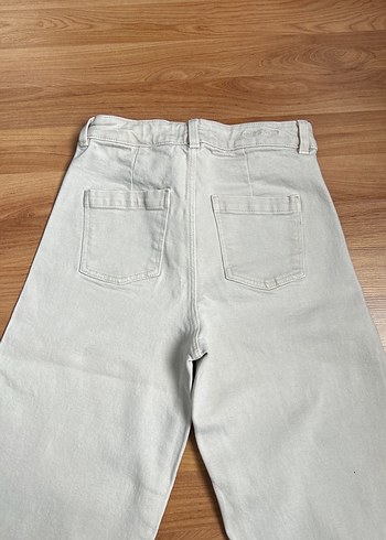 MangoBej Kadın Midi Kot Pantolon - Görsel 3