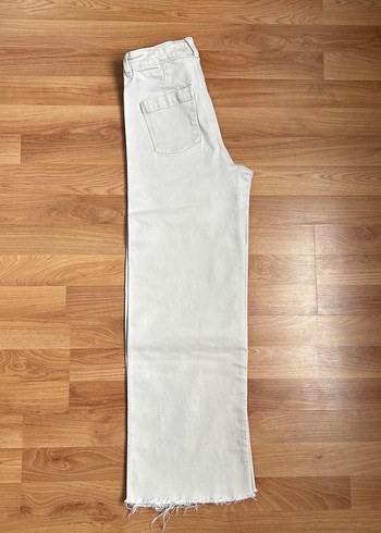 MangoBej Kadın Midi Kot Pantolon - Görsel 4